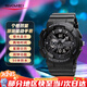 時(shí)刻美（skmei）學(xué)生手表兒童初高中生青少年運動(dòng)電子表夜光防水多功能男1688黑色