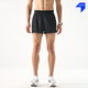 NEDAO26新品內道輕翼腰包3寸跑步短褲3.0男女大容量彈力運動(dòng)跑步褲 夜跑黑（男） L