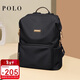 POLO雙肩包女士多隔層收納14英寸電腦包輕便通勤女包情人節禮物送女友
