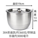 304不銹鋼打蛋盆加深加高防濺打發(fā)奶油盆廚房家用烘焙盆帶蓋油盆 CSJ-304-19盆(帶鋼蓋)