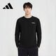 阿迪達斯（adidas）男女同款時(shí)尚潮流套頭純棉衛衣JL5904