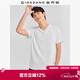 佐丹奴T恤男夏季純棉純色極簡(jiǎn)風(fēng)基礎款親膚V領(lǐng)短袖t恤男01023416