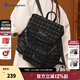 Champion冠軍雙肩包2025夏季新款mini墩墩包小香風(fēng)牛仔包時(shí)尚休閑 黑色 均碼
