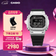 卡西歐（CASIO）G-SHOCK GMW-B5000卡西歐小方塊運動(dòng)手表防水手表 【女神節禮物】 GMW-B5000-1PRN太陽(yáng)能