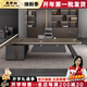尚華仕老板桌簡(jiǎn)約現代辦公家具板式大班臺總裁桌主管經(jīng)理桌辦公桌椅組合 1.8米老板桌+穩重U型腳