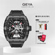 格雅（GEYA）國表G-MAX系列 品牌 手表男士酒桶鏤空全自動(dòng)機械男表 送男友