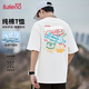 班尼路（Baleno）潮牌純棉短袖t恤男2026夏季美式潮流男裝高級感巴黎灰半袖體恤衫