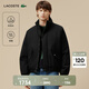 LACOSTE法國鱷魚(yú)男裝25秋冬新款保暖厚款棉服夾克外套|BH5142 031/黑色 S /M 48