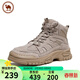 駱駝牌 戶(hù)外休閑登山鞋工裝靴厚底馬丁靴男女鞋 P14W342609 埃爾沙 41