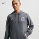 耐克2026賽季上海申花男子套頭連帽衫春季新款針織NIKE IQ0586 021暗灰/白 XL