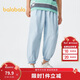 巴拉巴拉童裝男童褲子牛仔褲夏裝防蚊薄款大童天絲牛仔束腳褲208224108211