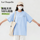 拉夏貝爾（La Chapelle）日系潮流純棉短袖t恤女2026夏季新款慵懶風(fēng)寬松顯瘦透氣百搭上衣