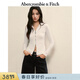 Abercrombie & Fitch【修身顯瘦】小麋鹿圖案打底內搭開(kāi)衫上衣25秋冬女裝139-5707 奶白色 S (165/88A)