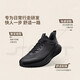 李寧SOFT GO丨休閑鞋男2026春季新款一腳蹬透氣運動(dòng)鞋健步鞋AGLW001 黑色/黑松灰001-1 41 (255mm)
