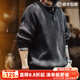 馬登工裝美式重磅亨利領(lǐng)毛衣男黑色外穿垂感毛線(xiàn)衣通勤寬松套頭針織衫 黑色 【男士毛衣/圣誕毛衣/男款2025新款冬】 L