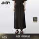 JNBY/江南布衣25夏半身裙萊賽爾牛仔柔軟A型簡(jiǎn)約通勤休閑5P4D14410 998/牛仔深灰 M