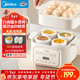美的（Midea）電燉盅電燉鍋蒸鍋隔水燉家用全自動(dòng)煲湯燉湯鍋陶瓷燕窩燉盅4.5L蒸燉一體多功能鍋3-4人MD-DZE2552