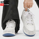 KFUR鞋子男ins潮鞋小眾男鞋氣墊跑步鞋休閑小白鞋學(xué)院風(fēng)潮流運動(dòng)鞋男 白灰月 42