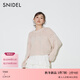 SNIDEL2025秋冬新品甜美圓領(lǐng)鏤空鉤花蝴蝶結針織衫上衣SWNT254308 粉色 均碼 （F）