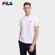 FILA 斐樂(lè )官方男子短袖T恤夏季簡(jiǎn)約圓領(lǐng)商務(wù)休閑通勤短袖衫
