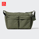 優(yōu)衣庫男裝女裝休閑挎包單肩包防潑水背包26春夏新款481630 481630/57深橄欖色 均碼(33.5 × 11 × 26.5 cm )