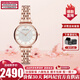 EMPORIO ARMANI阿瑪尼手表女 滿(mǎn)天星大嫂同款輕奢時(shí)尚腕表 生日禮物送女友 玫瑰金鋼帶【經(jīng)典款】AR11244