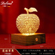 DUBMA蘋(píng)果擺件客廳輕奢高檔花絲酒柜電視柜裝飾品客廳辦公室黃銅工藝品 【平安喜樂(lè )】花絲蘋(píng)果帶底座-配禮盒