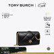 Tory Burch 湯麗柏琦  KIRA 菱格紋迷你錢(qián)夾鏈條包TB 158624 黑色 001 OS
