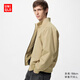 優(yōu)衣庫男裝女裝哈靈頓茄克/外套夾克26春夏新款484610 32 深米色 L