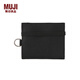 MUJI 聚酯纖維 旅游用錢(qián)包 零錢(qián)包 ZF0S105 黑色 NONE