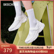 斯凱奇（Skechers）漫月瑪麗珍淺口單鞋女鞋秋2025新款蕾絲厚底運動(dòng)休閑鞋177604