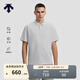 迪桑特（DESCENTE） 迪桑特ESSENTIAL系列男女同款短袖POLO衫夏季新品 LG-淺灰色 2XL (185/104A)