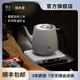 厚臺底部上水 保溫隔熱燒水壺便捷泡茶底部自動(dòng)上水恒溫壺高端優(yōu)質(zhì)茶禮電熱水壺控溫控水食品級不銹鋼 1L 純白