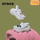 卡駱馳（CROCS）光輪洞洞鞋男鞋女鞋夏季新款運動(dòng)鞋沙灘鞋休閑涼鞋厚底拖鞋 經(jīng)典光輪Clog-白色 37-38 (230mm)