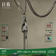 日著(zhù)（rizhuo）原創(chuàng  )設計品牌2024年新款女士純手工可調節項鏈做舊蛇骨游俠鏈 銀色 1個(gè)