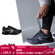 迪卡儂（DECATHLON）運動(dòng)鞋男鞋春季透氣休閑防滑鞋子輕便減震跑步鞋網(wǎng)面鞋RUNS 黑灰色/一度灰 42