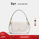 蔻馳（COACH）【禮物】新款女士經(jīng)典款LEGACY單肩包斜挎包真皮高級感冬季女包 B4/粉筆白色