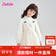 笛莎（DEESHA）女童小香風(fēng)網(wǎng)紗連衣裙2025冬季款公主禮服裙中大童女孩童裝裙子