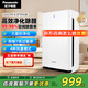 松下（Panasonic）slim薄型空氣凈化器除甲醛凈化器家用除異味除煙味除塵過(guò)濾PM2.5去甲醛 【39㎡除甲醛凈化器】家用推薦款F-61C7PD