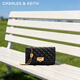 CHARLES&KEITH經(jīng)典菱格鏈條小方單肩斜挎包包女包生日新年禮物CK2-70160131 Black黑色 小包