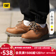 卡特（CAT）休閑皮鞋工裝鞋男鞋經(jīng)典款EXPRESSWAY牛皮固特異工作鞋通勤鞋 淺棕色P721416 42
