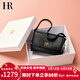HR赫蓮娜包包女包復古小方包女植鞣頭層牛皮單肩包斜挎包情人節禮物