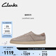 Clarks其樂(lè )Lockford Lace男士新款復古潮流德訓鞋舒適透氣板鞋 灰色 261861957 Lockford Lace 41