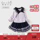 戴維貝拉（DAVE＆BELLA）【庫洛米聯(lián)名】女童套裝兒童衣服夏裝新款中大童網(wǎng)紗短裙兩件套 丁香紫【秋款】DB3244060 130 cm（建議身高120-130cm）