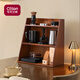 CLITON咖啡具收納架三層實(shí)木架家用器具收納柜吧臺桌面儲物置物架可壁掛