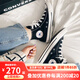 匡威（Converse）1970s復古男女帆布鞋運動(dòng)休閑鞋All Star經(jīng)典款高幫情侶鞋板鞋 經(jīng)典常青款黑色 101010 38