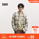 森馬（Semir）[商場(chǎng)同款]長(cháng)袖襯衫男純棉格紋外套2025春季上衣寬松101125105106