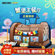 AREA-X海綿寶寶積木拼搭玩具潮玩生日新年兒童禮物蟹堡王餐兼容樂(lè )高