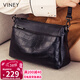 viney牛皮包包女包斜挎媽媽包中年輕奢單肩包生日女神節38婦女節禮物