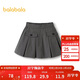 巴拉巴拉女童半身裙2025春短裙兒童格紋百褶裙【商場(chǎng)同款】202125112004